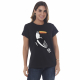 Camiseta Tucano 100% Algodão Preta Valentina T-shirt