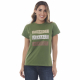 Camiseta Perfect 100% Algodão Verde Musgo Valentina T-shirt
