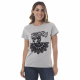 Camiseta Elefante Mandala 100% Algodão Cinza Mescla Valentina T-shirt