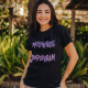 Camiseta Mulheres Empoderam 100% Algodão Preta Valentina T-shirt