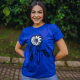 Camiseta Filtro dos Sonhos 100% Algodão Azul Royal Valentina T-shirt