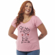 Camiseta “Let it Be” Viscolycra Rosa Valentina T-shirt