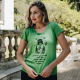 Camiseta Viscolycra “mente aberta” Verde Valentina T-shirt