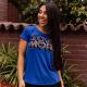 Camiseta Viscolycra “Love More” Azul Royal Valentina T-shirt