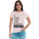 Camiseta Não é só boleto 100% Algodão Rosa Valentina T-shirt